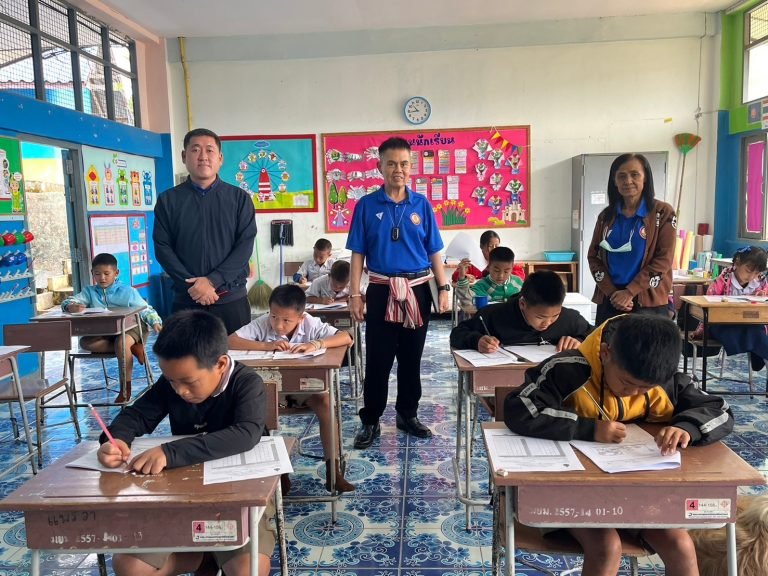 บรรยากาศการทดสอบความสามารถพื้นฐานของผู้เรียนระดับชาติ (NT) ของนักเรียนในระดับชั้นประถมศึกษาปีที่ 3