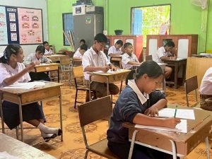 บรรยากาศการสอบปลายภาคเรียนที่ 1 ประจำปีการศึกษา 2568
